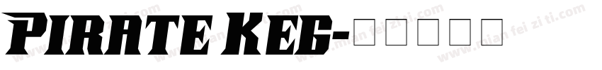 Pirate Keg字体转换